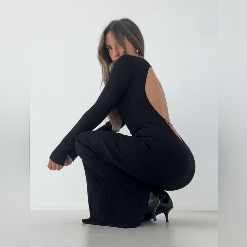 NWT Rumored Presley Maxi Dress | Size Small | Sexy Open Back